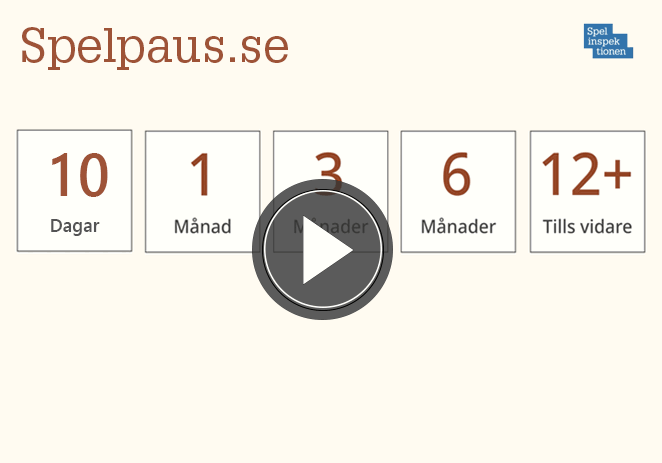 film om hur du stänger av dig på Spelpaus.se
