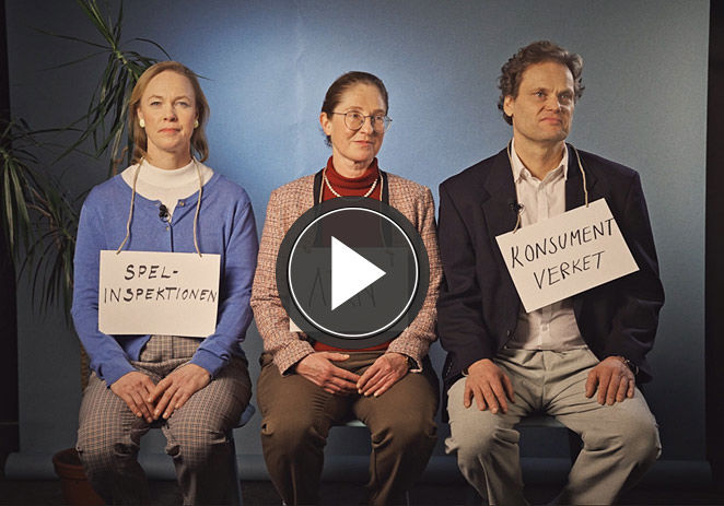 Kort film om vilken myndighet du kan vända dig till om du får problem med spel
