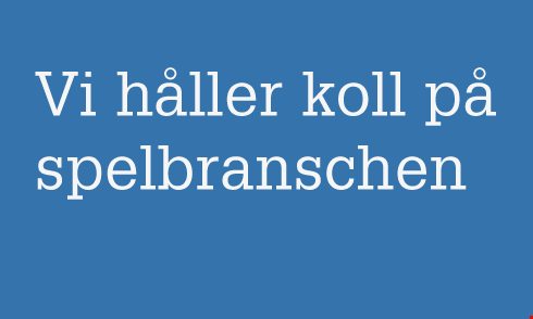 Spelinspektionen håller koll på spelbranschen