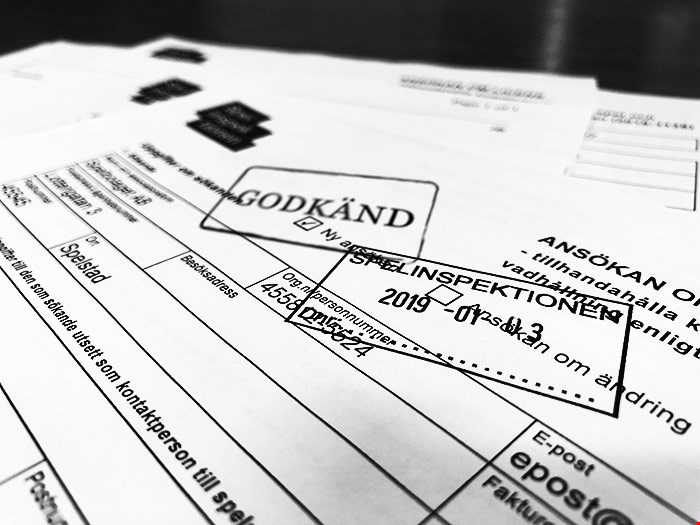 Godkänt licenspapper